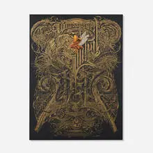 Aaron Horkey, The Gilded Age, 2015, screenprint in colors