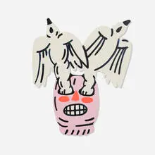 Sentrock, Untitled, 2022, acrylic on wood
