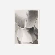 Edward Givis, Hammer, 2022, graphite on paper