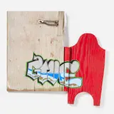 Albert Reyes, Give, acrylic and spray paint on found wood assemblage