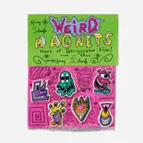 Kenny Scharf, Weird Magnets, c. 1995, plastic, magnets