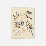Kenji Hirata, Untitled, 2004, graphite and ink on burnt paper