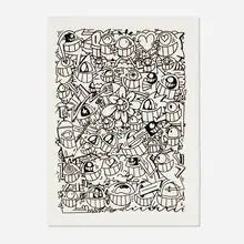 El Pez, Blackout, screenprint