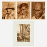 Edward S. Curtis, Four works from The North American Indian portfolio, 1907-24, photogravure