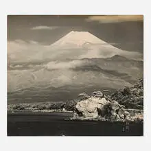 Mt. Fuji by Gesshū Ogawa, c. 1935, vintage gelatin silver print, sold Nov 2025
