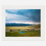 Laura McPhee, Irrigator's Tarp Directing Water, Fourth of July Creek Ranch, Custer County, Idaho, 2004, archival pigment print