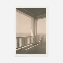 George Tice, Porch, Monhegan Island, Maine, vintage gelatin silver print