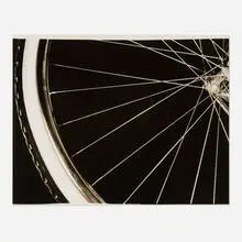 Bicycle Wheel by Edward Quigley, c. 1935, vintage gelatin silver print, sold Nov 2025