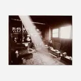 Linda Connor, Nun Saying Prayers in Her Family Kitchen, Ladakh, India, 1988, gelatin silver print