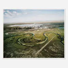 Michael Light, Trona Mine and Green River, Rock Springs, Wyoming, inkjet print