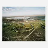 Michael Light, Trona Mine and Green River, Rock Springs, Wyoming, inkjet print