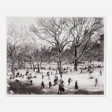 Pilgrim Hill, Central Park, February 9th by Matthew Pillsbury, 2013, archival pigment print, sold Nov 2025