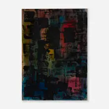 Xanti Schawinsky, Untitled, 1953, oil on board