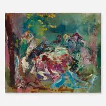 Arthur Beecher Carles, The Picnic, oil on canvas