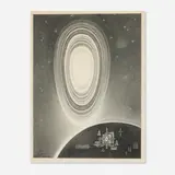 Emil Bisttram, The Coming of the Christ, 1961, graphite on paper