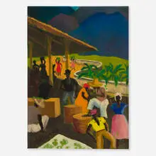 Noël Coward, Untitled, oil on canvas board