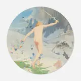 Maxwell Armfield, Spring Banishing Winter, 1908, tempera on canvas