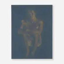 Pavel Tchelitchew, Seated Nude, 1954, crayon on paper