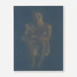Pavel Tchelitchew, Seated Nude, 1954, crayon on paper
