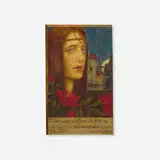 Maxwell Armfield, The Voice of Mankind is Still and Sadness Hangs Over All, 1901, watercolor on paper