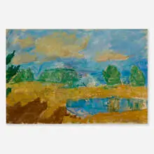 Oluf Høst, Landskab, 1925, oil on canvas