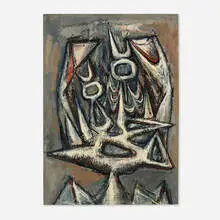 Theodore Roszak, Study for Sculpture, 1947, gouache on paper