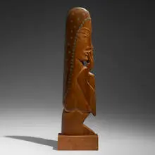 Robert Laurent, Anxiety, 1946, mahogany, copper