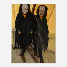 Liu Xiaodong, Untitled, 1989, oil on canvas