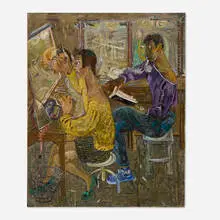 Shen Ling, Untitled, 1990, oil on canvas