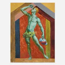 Duncan Grant, Bacchus, oil on canvas