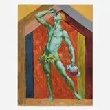 Duncan Grant, Bacchus, oil on canvas