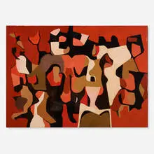 Alan Gussow, Untitled, 1953, oil on canvas