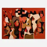 Alan Gussow, Untitled, 1953, oil on canvas
