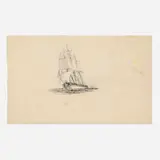 John Frederick Kensett, Ship at Sea