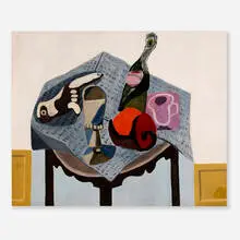 Edgar Levy, Large Still Life (Moulin-à-Vent), 1939, oil on canvas