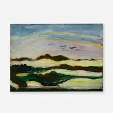 Arthur Beecher Carles, Landscape, 1906, oil on wood panel