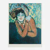L’attente (from the Barcelona Suite) by Pablo Picasso, 1966, offset lithograph in colors, sold Nov 2023