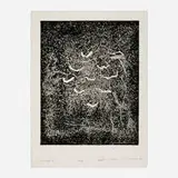 Adja Yunkers, Untitled V, 1980, etching with embossing
