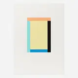Imi Knoebel, Untitled (from the Grace Kelly II portfolio), 1991, screenprint in colors on Schoellerhammer
