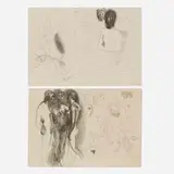 Pablo Picasso, Two works from Le chef d'oeuvre inconnu, 1931, etching