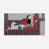 Will Barnet, Interlude, 1982, screenprint in colors