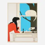 Will Barnet, Seventh Season, 1975, screenprint in colors