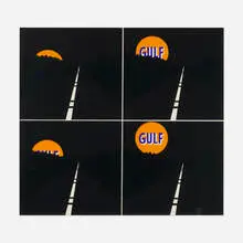 Allan D'Arcangelo, June Moon 1963 (from the 7 Serigraphien portfolio), 1969, screenprint in colors