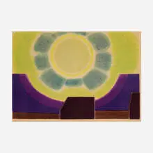 Frede Christoffersen, Untitled, 1957, lithograph in colors