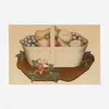 Grant Wood, Fruits, 1939, lithograph with hand-coloring