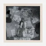 Robert Rauschenberg, Surfaces Series: one plate (from Currents), 1970, screenprint in colors on Aqua B 844