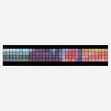 Angela Bulloch, Horizontal Technicolour: Stills with Negative Space (for Parkett no. 66), 2002, C-print