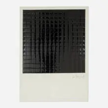 Julio Le Parc, Untitled (from the Miroirs series), c. 1975, embossed Mylar