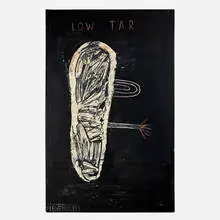 Jacques Flèchemuller, Low Tar, 1989-1990, acrylic on canvas