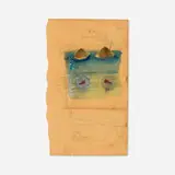 Juan Uslé, Untitled (Collage), c. 1988, watercolor, pen, pencil and collage on paper